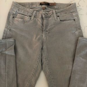 Paige light grey skinny jean
